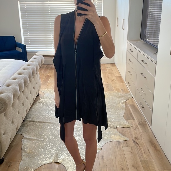 jayda silk dress all saints